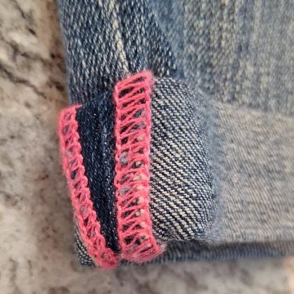 Aeropostale Distressed Blue Denim Shorts - Picture 14 of 16